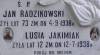 Jan Radzikowski Lusia Jakimiuk Michalina maiden Radzikowski